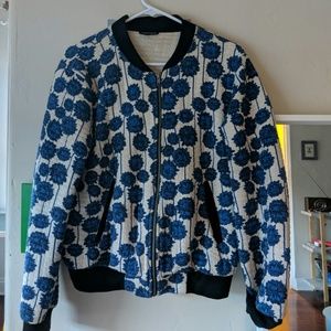 Topshop Cotton Bomber Jacket